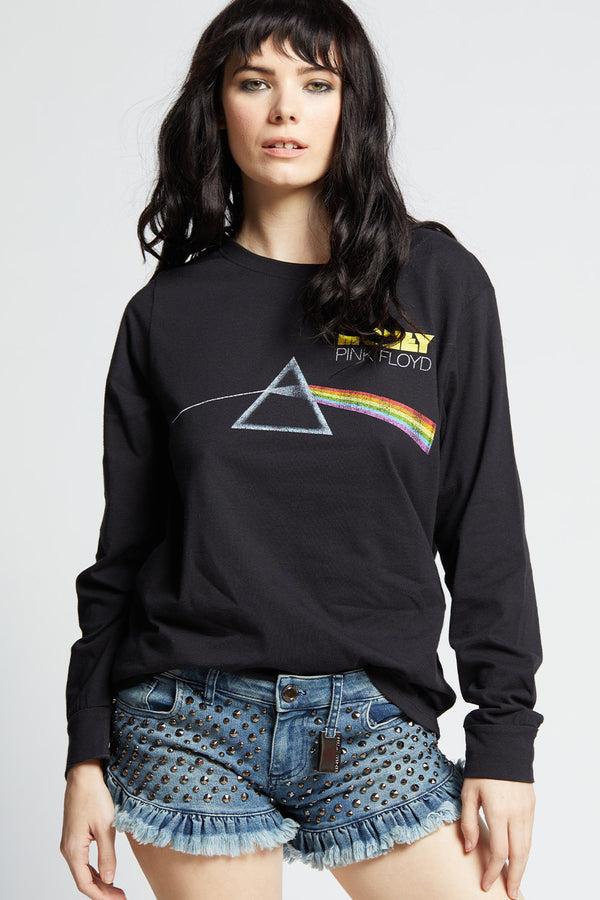 recycled karma Pink Floyd Money Long Sleeve Vintage Band Tee