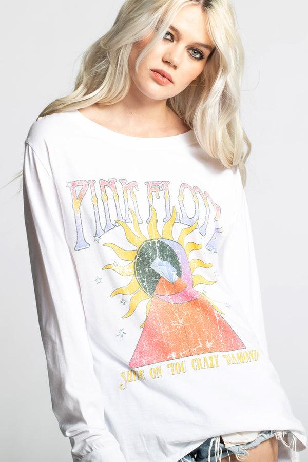 Recycled Karma Pink Floyd Shine Crazy Diamond Long Sleeve Tee