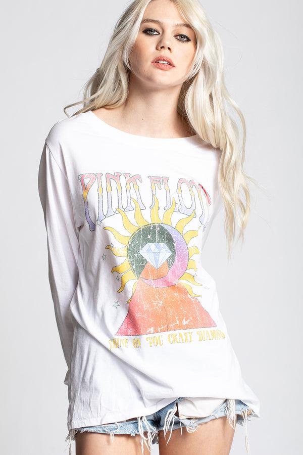 Recycled Karma Pink Floyd Shine Crazy Diamond Long Sleeve Tee