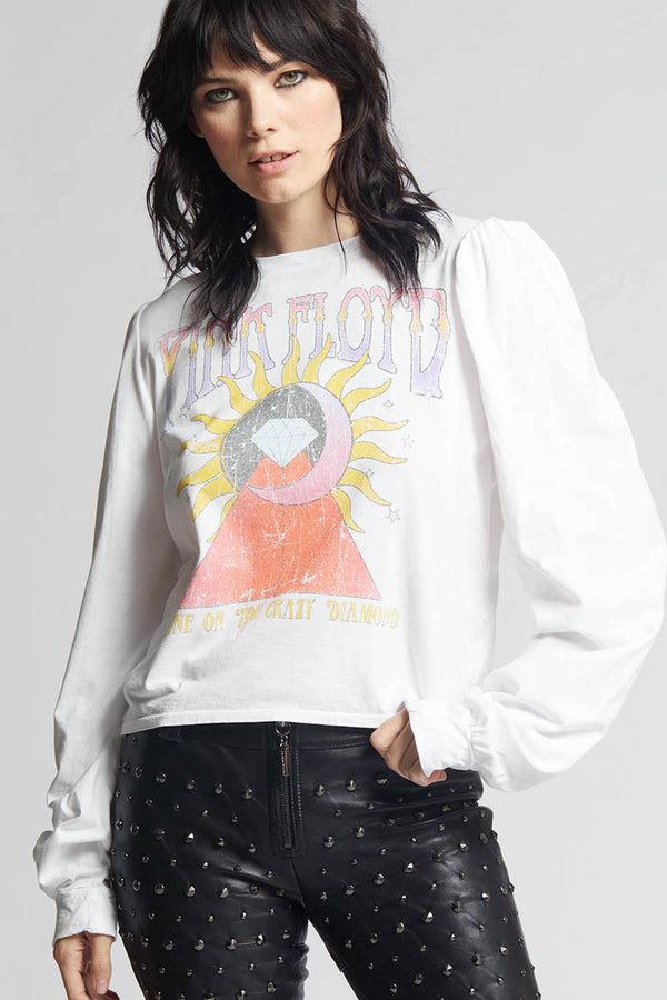 Recycled Karma Pink Floyd Shine On You Crazy Diamond Long Puff Sleeve
