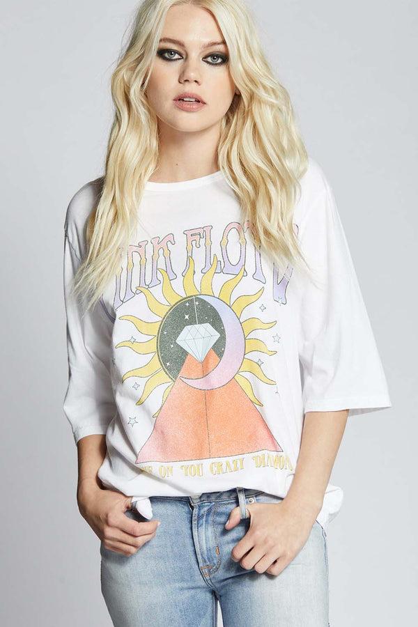 Recycled Karma Pink Floyd Shine On You Crazy Diamond Oversized VintageTee