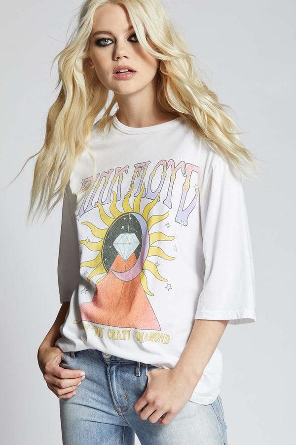 recycled karma Pink Floyd Shine On You Crazy Diamond Oversized VintageTee