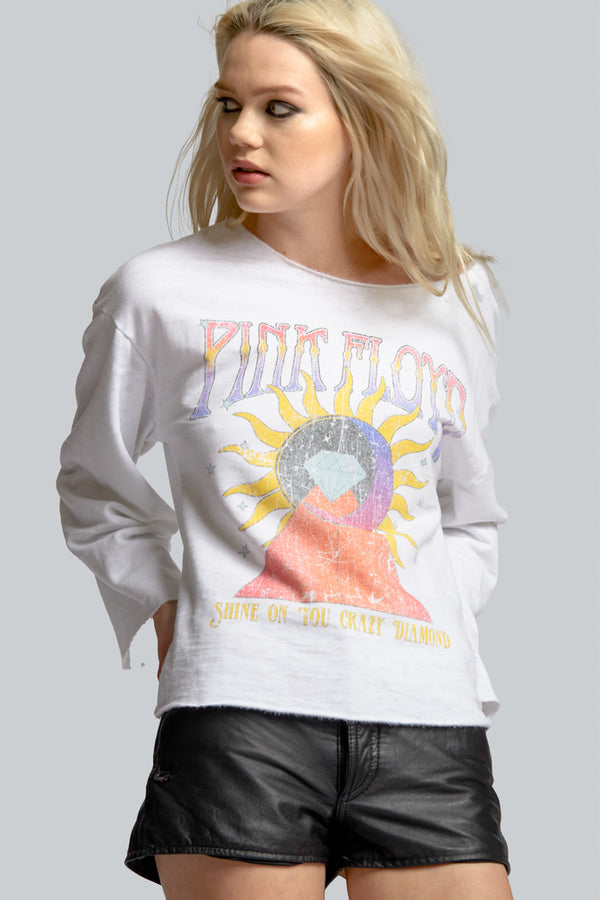 Recycled Karma Pink Floyd Shine On You Crazy Diamond Vintage Bell Sleeve