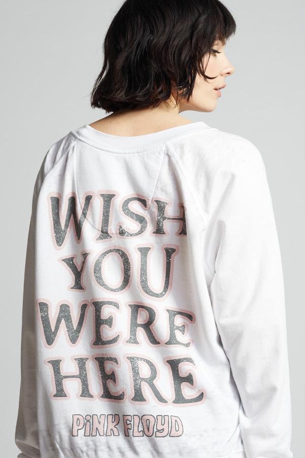 Recycled Karma Pink Floyd Wish You Were Here Oversized Sweatshirt
