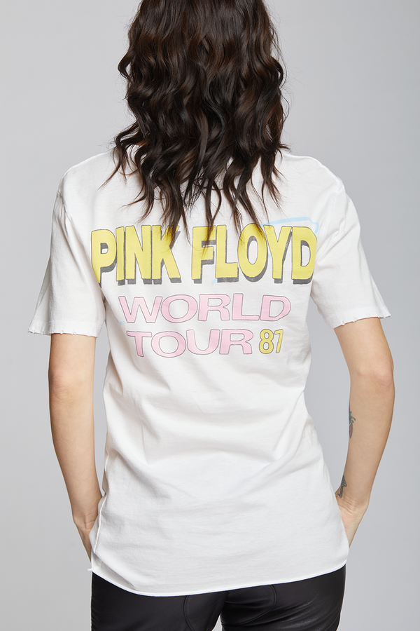 Recycled Karma Pink Floyd World Tour ‘87 Vintage Style Boyfriend Tee