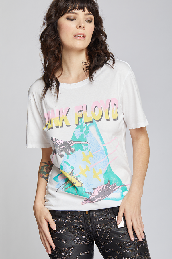 Recycled Karma Pink Floyd World Tour ‘87 Vintage Style Boyfriend Tee