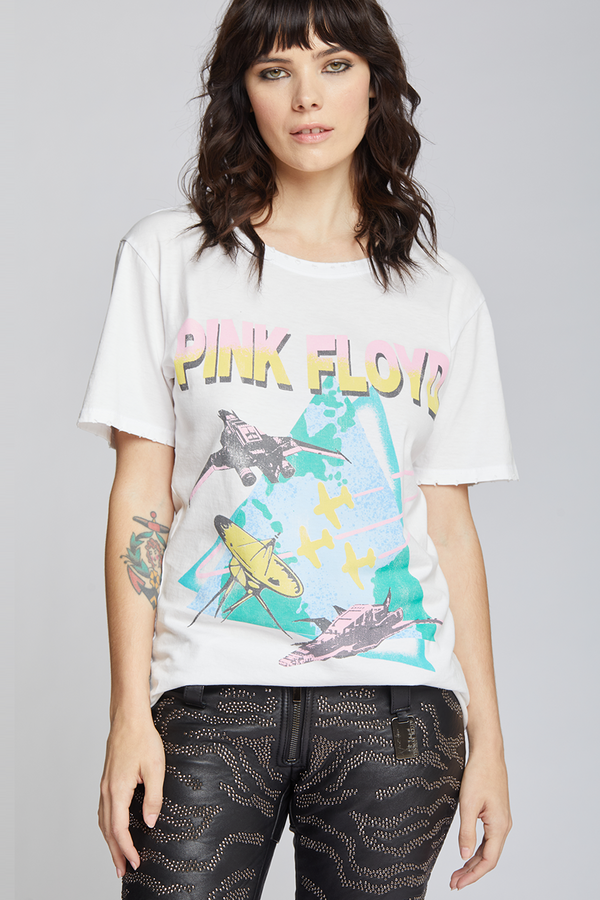 recycled karma Pink Floyd World Tour ‘87 Vintage Style Boyfriend Tee