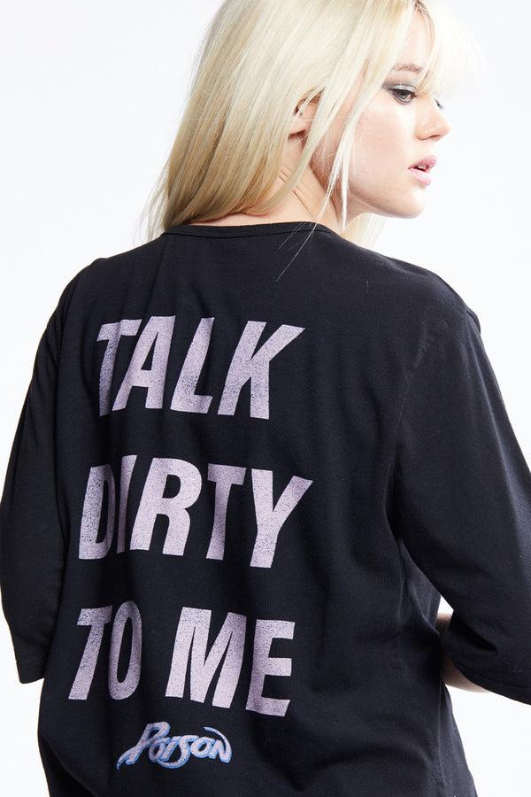 Recycled Karma Poison Talk Dirty Oversized Vintage Graphic Tee