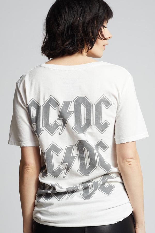 Recycled Karma AC/DC Bolt Vintage Boyfriend Tee