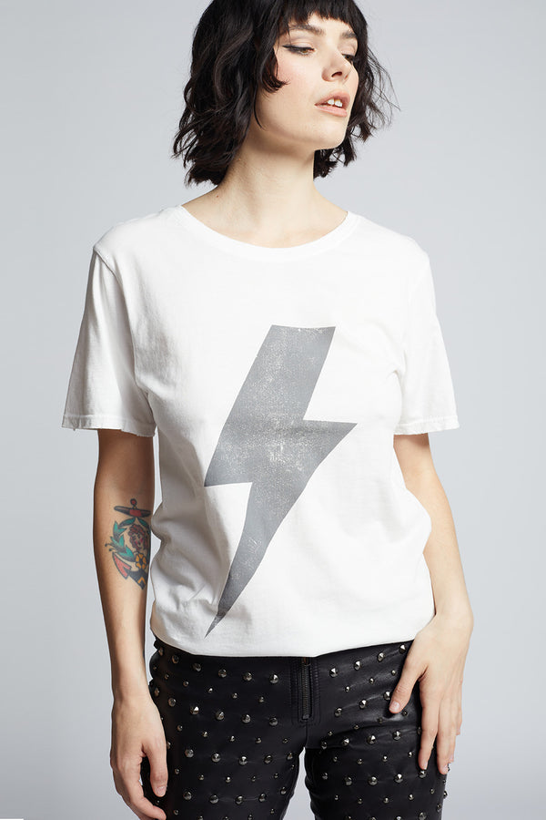 Recycled Karma AC/DC Bolt Vintage Boyfriend Tee