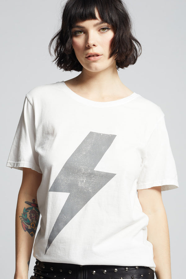 Recycled Karma AC/DC Bolt Vintage Boyfriend Tee