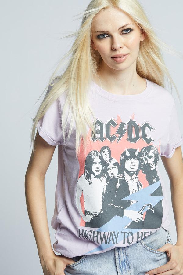 Recycled Karma AC/DC Highway To Hell Rocker Tee