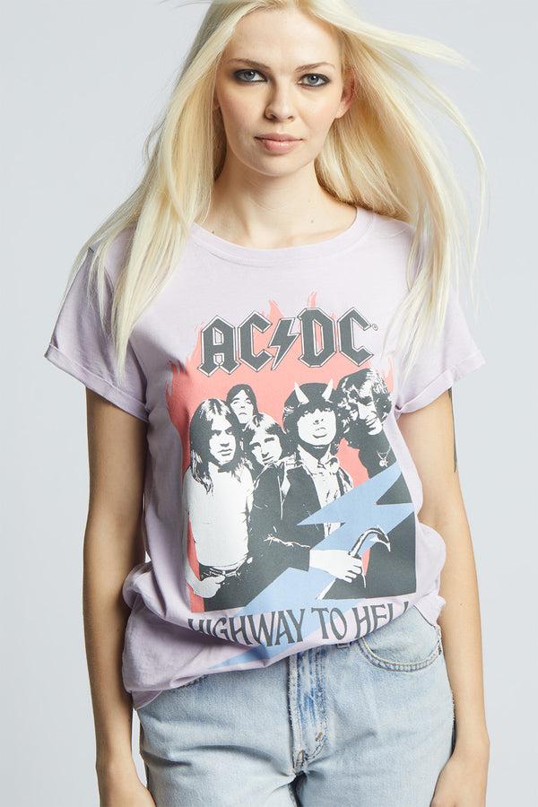 Recycled Karma AC/DC Highway To Hell Rocker Tee