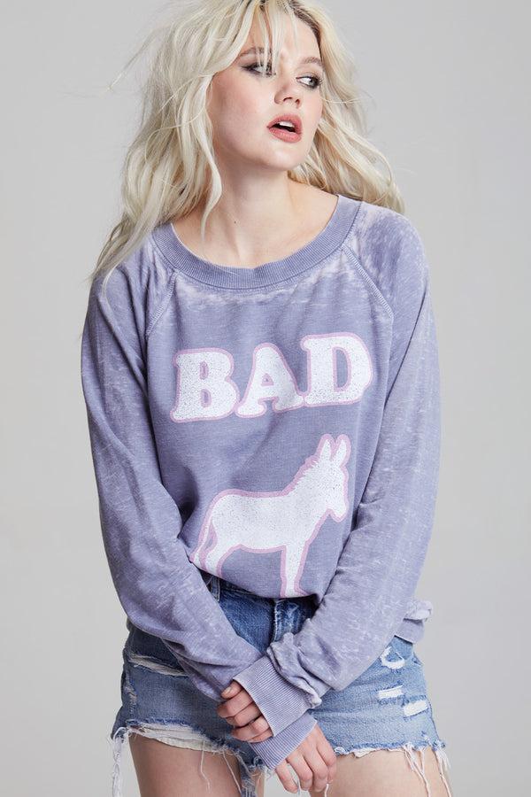 Recycled Karma Bad A** Oversized Graphic Sweatshirt
