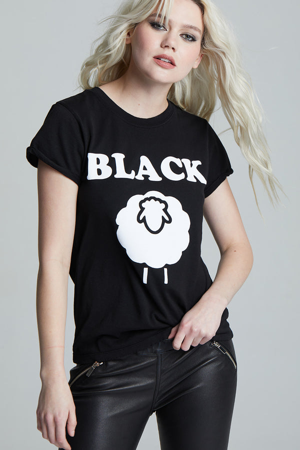 Recycled Karma Black Black Sheep Tee