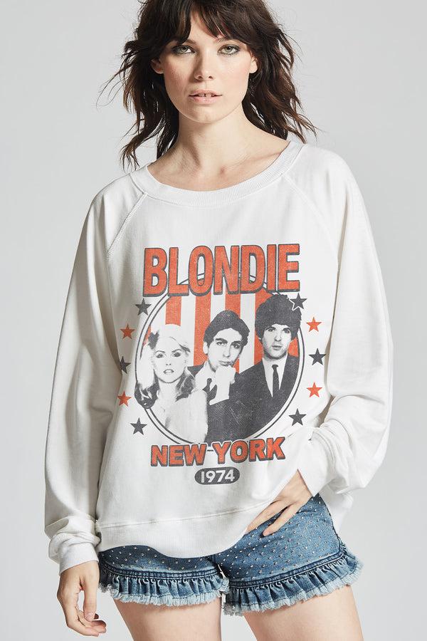 recycled karma Blondie New York 1974 Sweatshirt