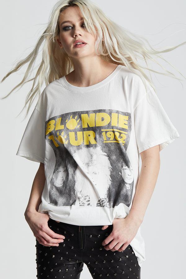 Recycled Karma Blondie The Hunter 1982 Tour Tee