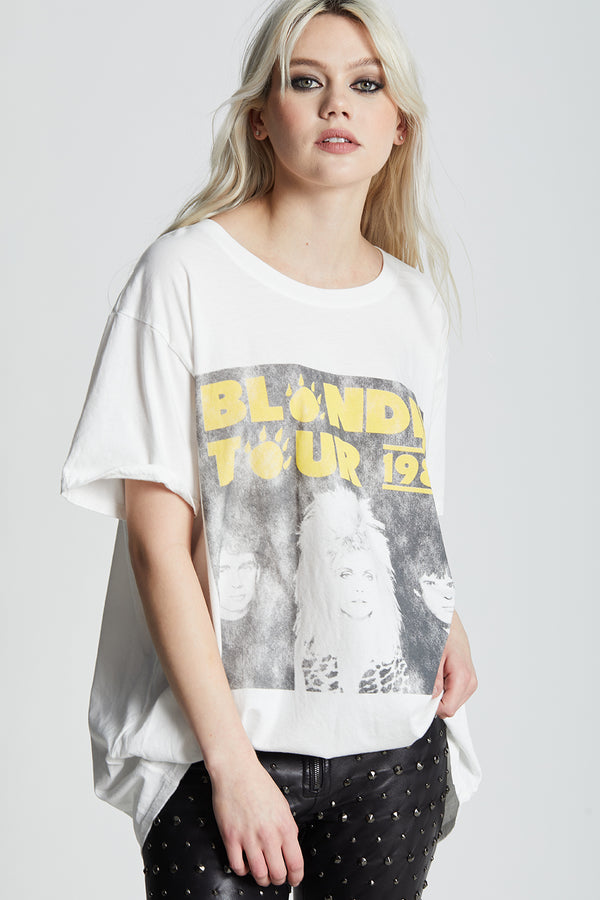 Recycled Karma Blondie The Hunter 1982 Tour Tee