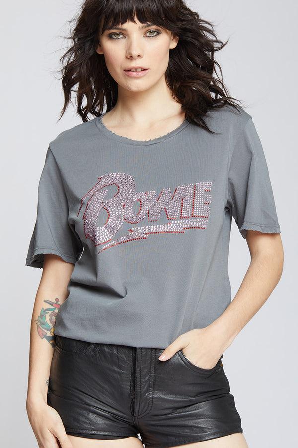 recycled karma Bowie Bolt Crystal Tee