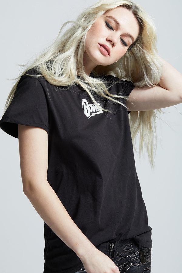 Recycled Karma Bowie Icon Embroidery Tee