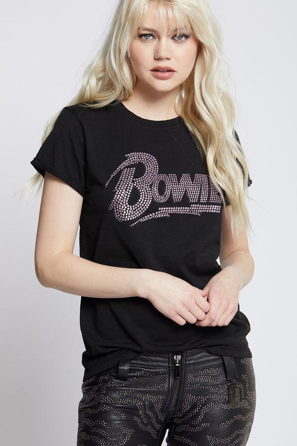 Recycled Karma Bowie Pink Crystal Tee