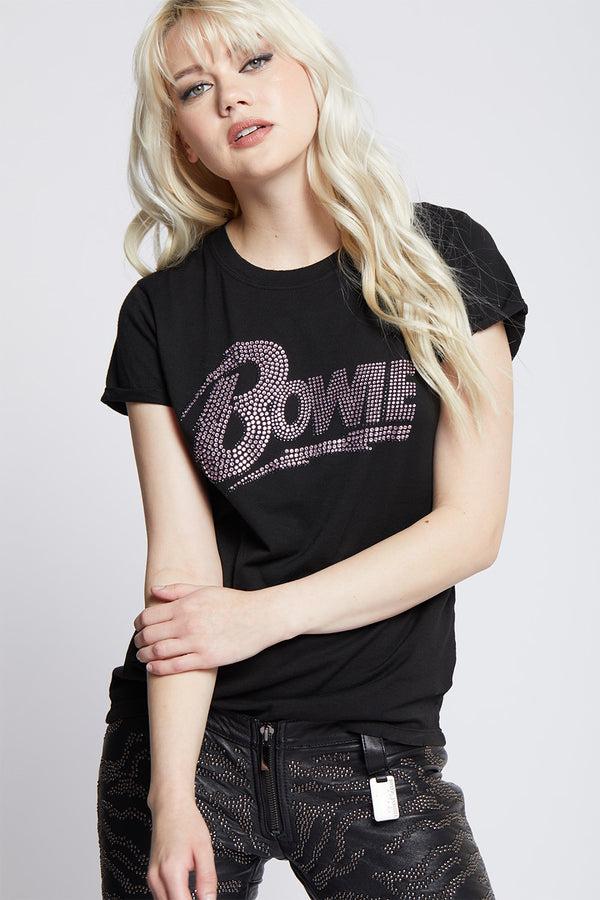 recycled karma Bowie Pink Crystal Tee