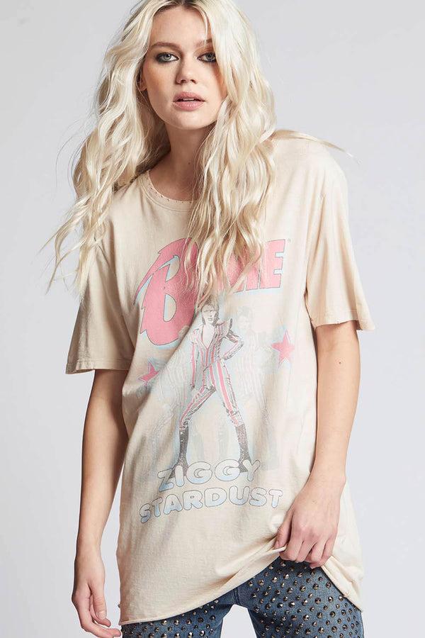 Recycled Karma Bowie Ziggy Stardust Boyfriend Tee