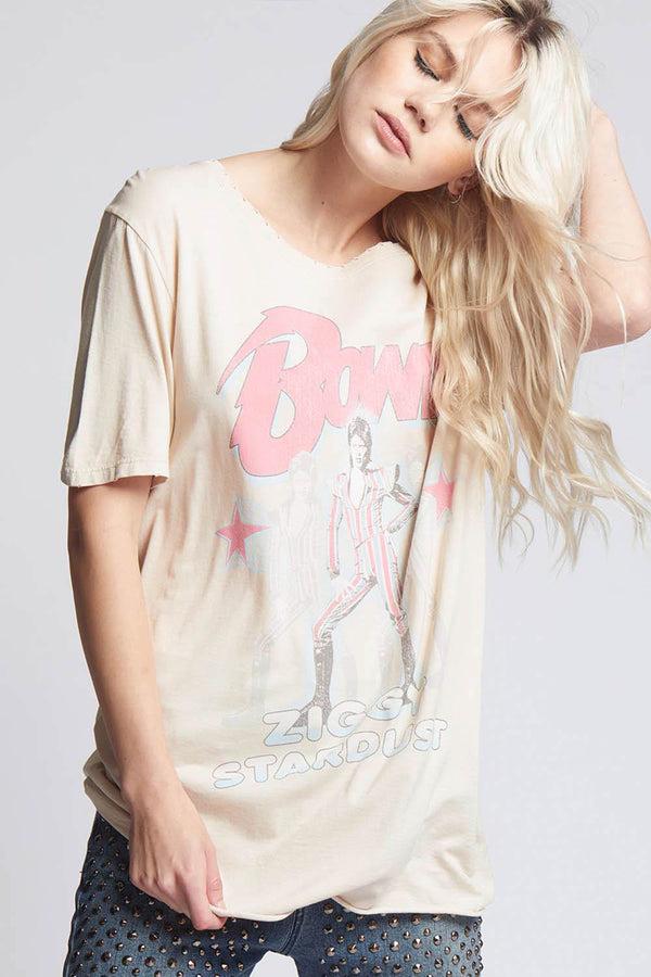 Recycled Karma Bowie Ziggy Stardust Boyfriend Tee