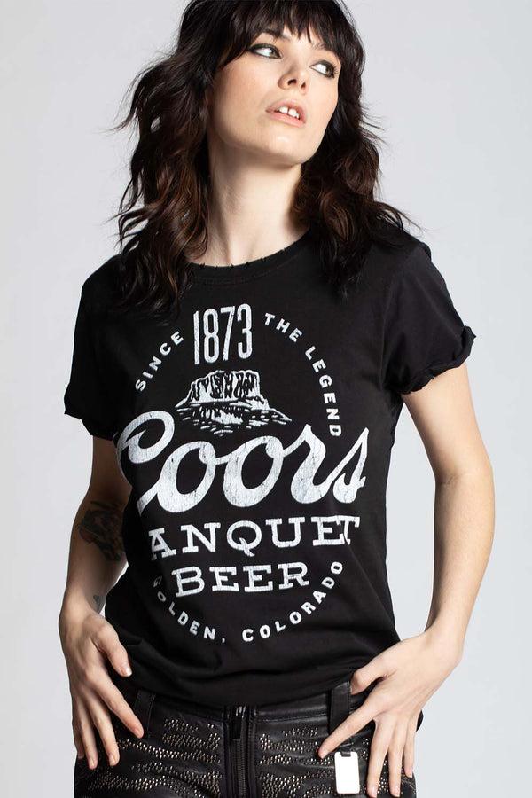 Recycled Karma Coors Banquet Beer 1873 Vintage Tee