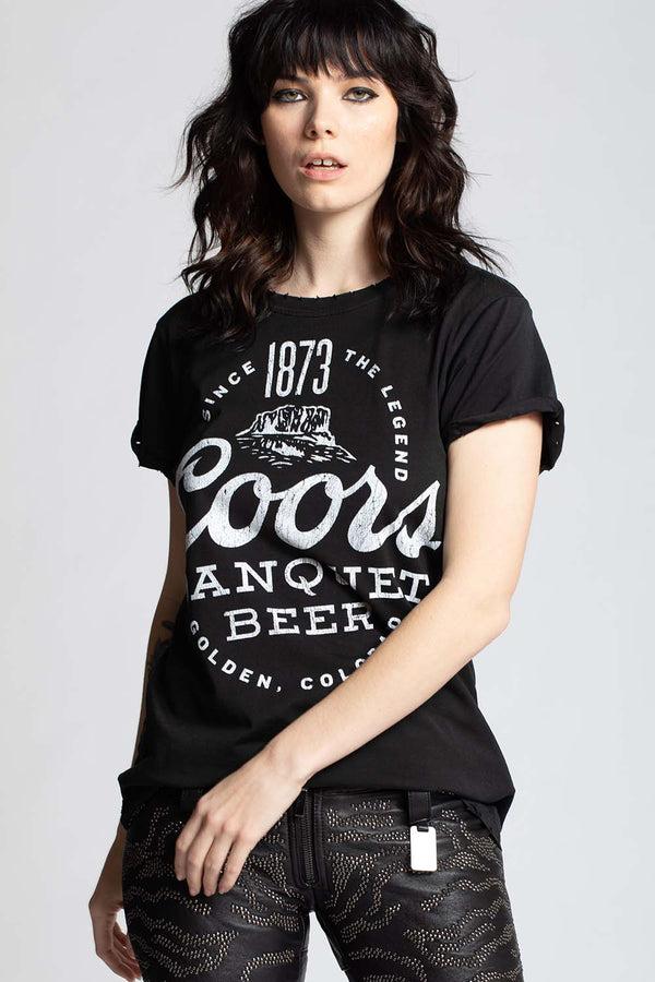 Recycled Karma Coors Banquet Beer 1873 Vintage Tee