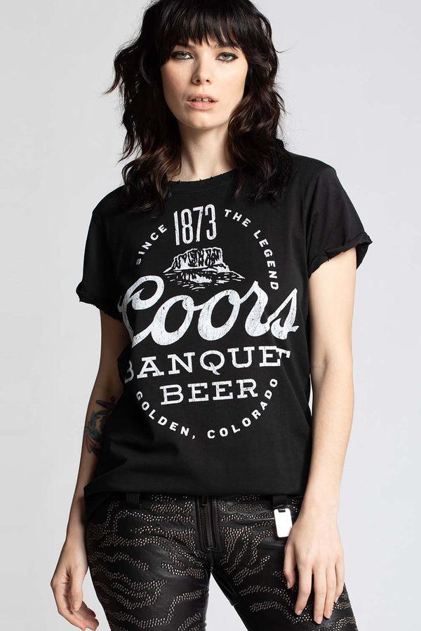 Recycled Karma Coors Banquet Beer 1873 Vintage Tee