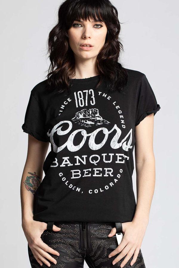 recycled karma Coors Banquet Beer 1873 Vintage Tee