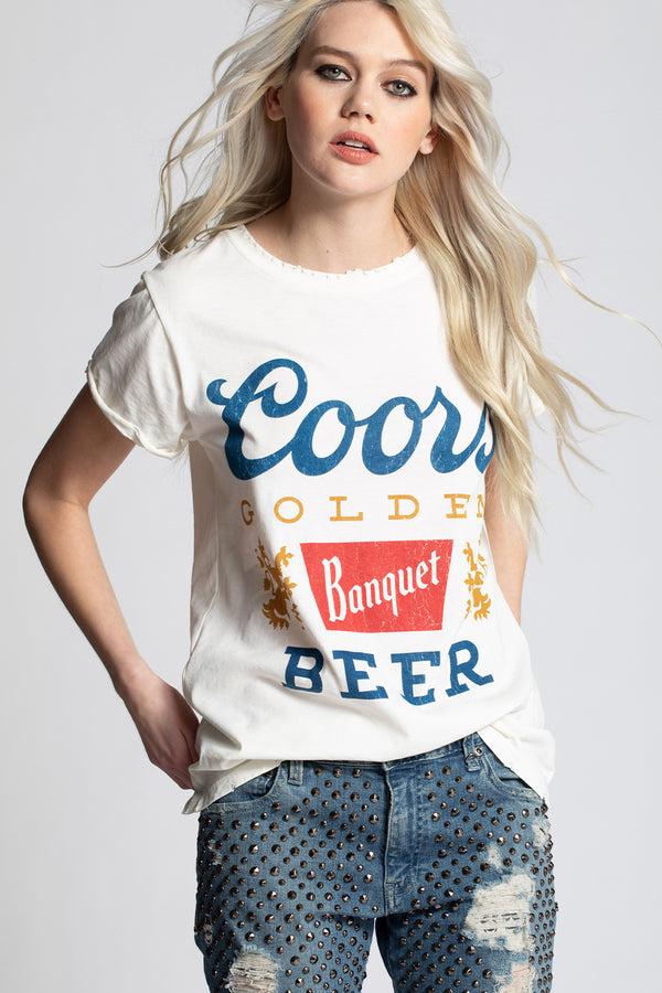 recycled karma Coors Banquet Beer Vintage Tee