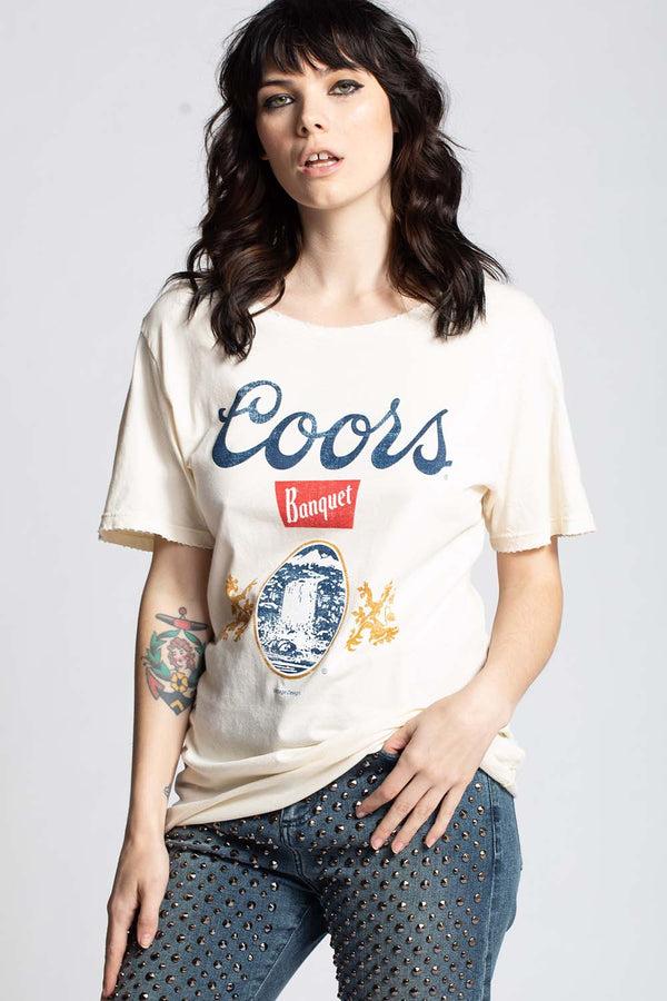 Recycled Karma Coors Banquet Boyfriend Tee