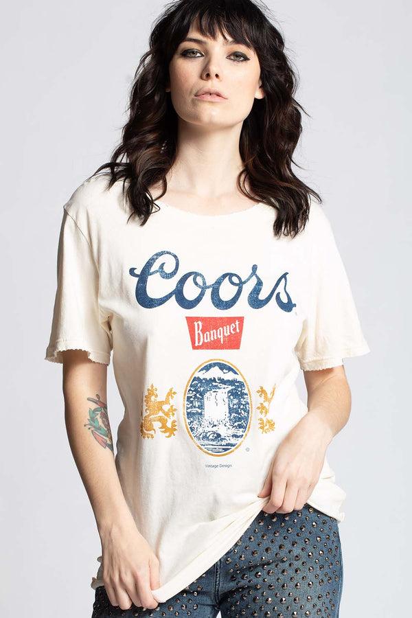 recycled karma Coors Banquet Boyfriend Tee