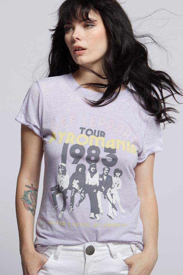 Recycled Karma Def Leppard Pyromania 1983 Tour Tee
