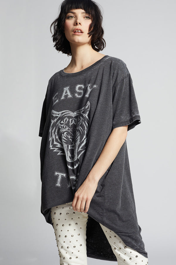 Recycled Karma Easy Tiger One Size T-Shirt Dress