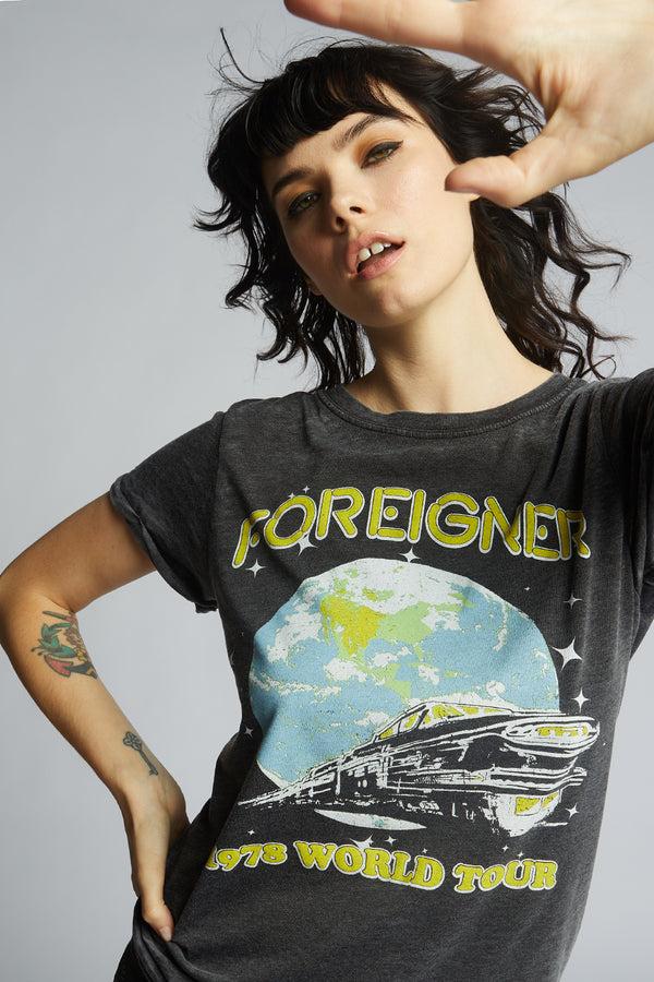 Recycled Karma Foreigner 1978 World Tour Tee