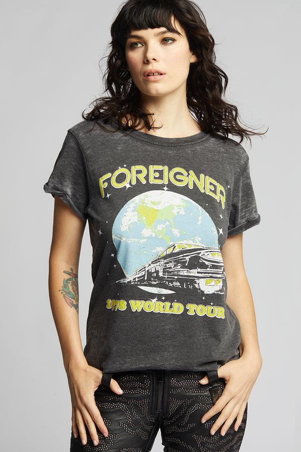 Recycled Karma Foreigner 1978 World Tour Tee
