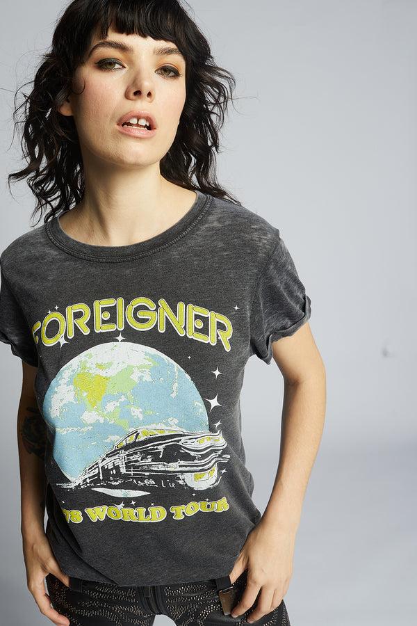 Recycled Karma Foreigner 1978 World Tour Tee