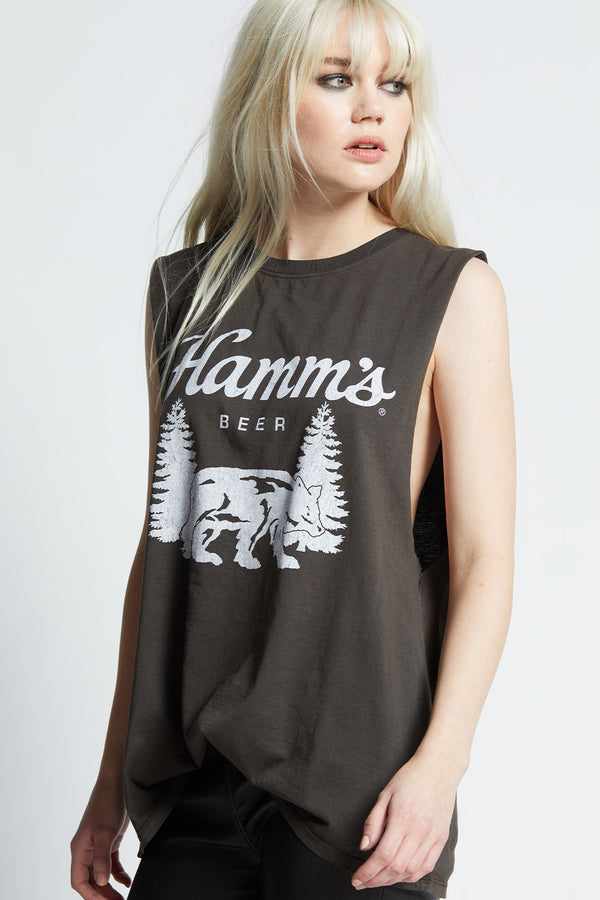 Recycled Karma Hamm's Vintage Graphic Muscle Tank