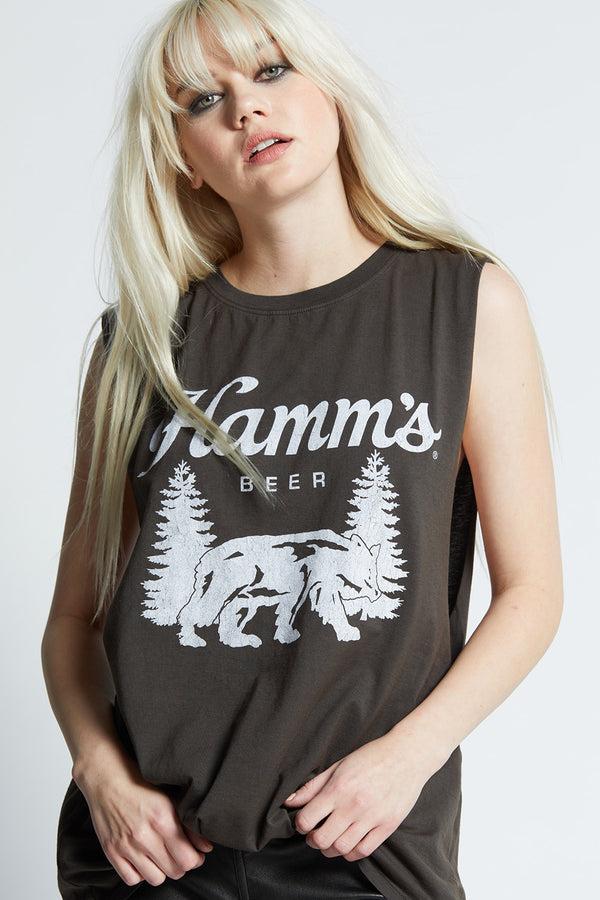 Recycled Karma Hamm's Vintage Graphic Muscle Tank