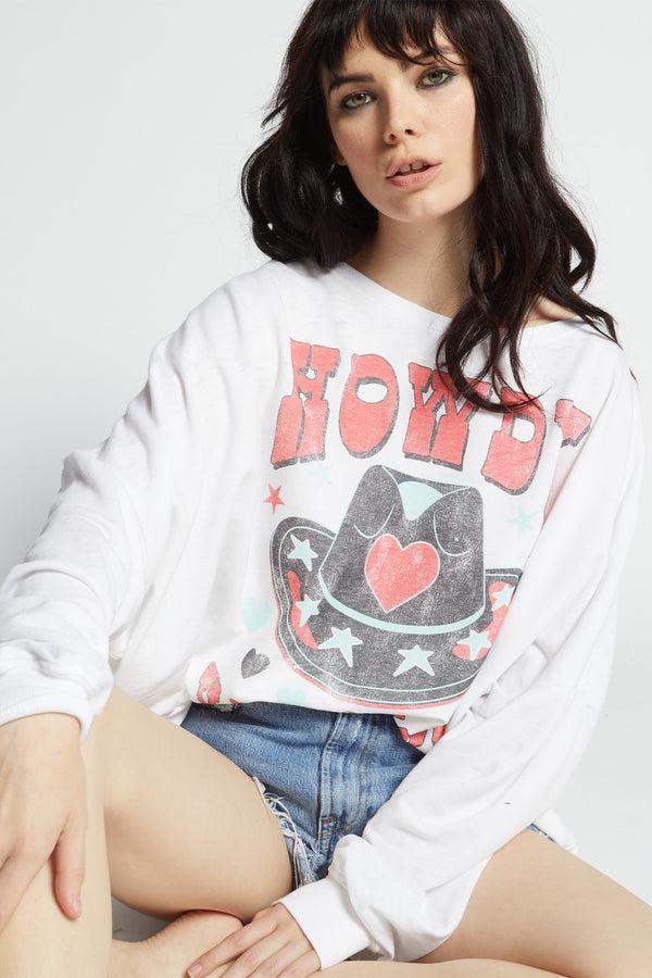 Recycled Karma Howdy Valentine One Size Sweatshirt