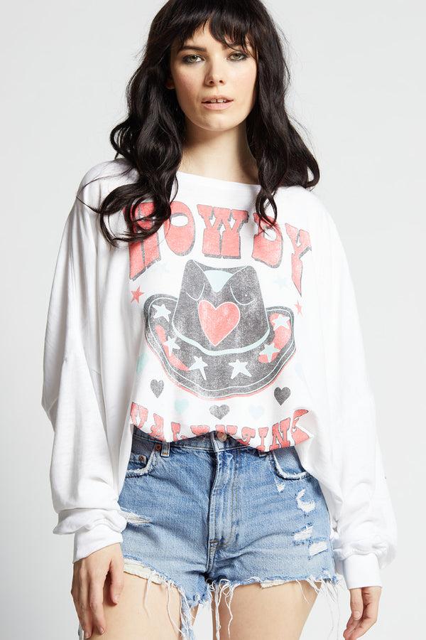 recycled karma Howdy Valentine One Size Sweatshirt