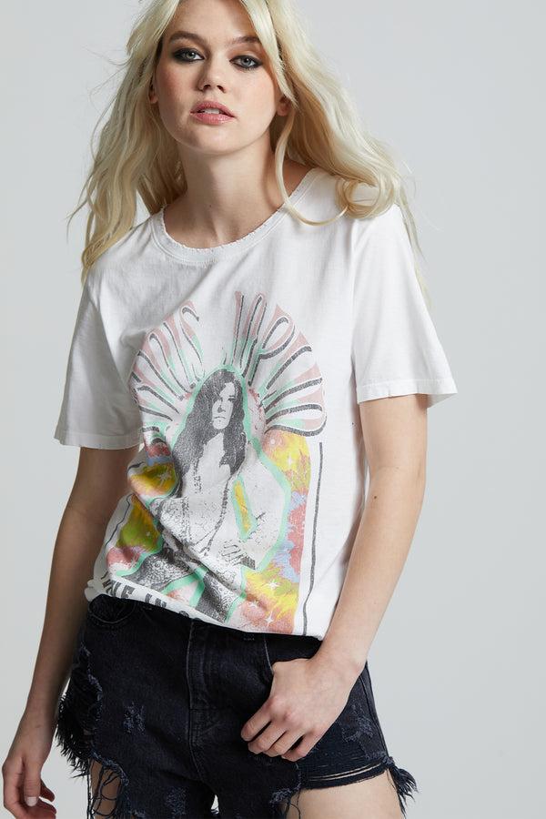 recycled karma Janis Joplin Concert Boyfriend Tee