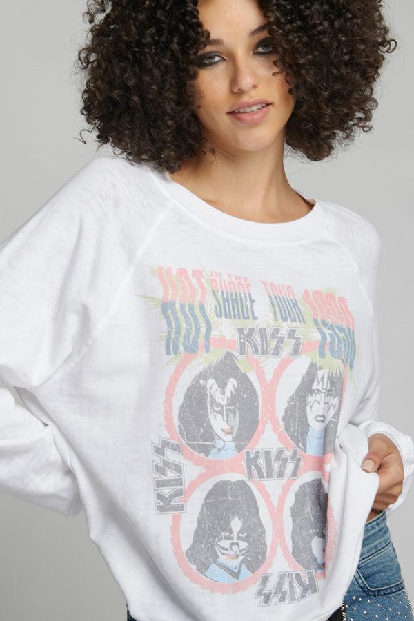 Recycled Karma KISS 1990 Tour Oversized Sweatshirt