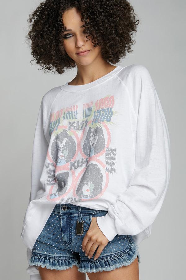 Recycled Karma KISS 1990 Tour Oversized Sweatshirt