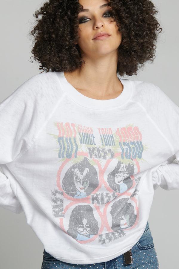 Recycled Karma KISS 1990 Tour Oversized Sweatshirt