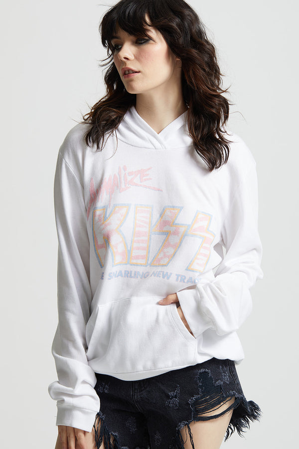 Recycled Karma KISS Animalize Oversized Hoodie