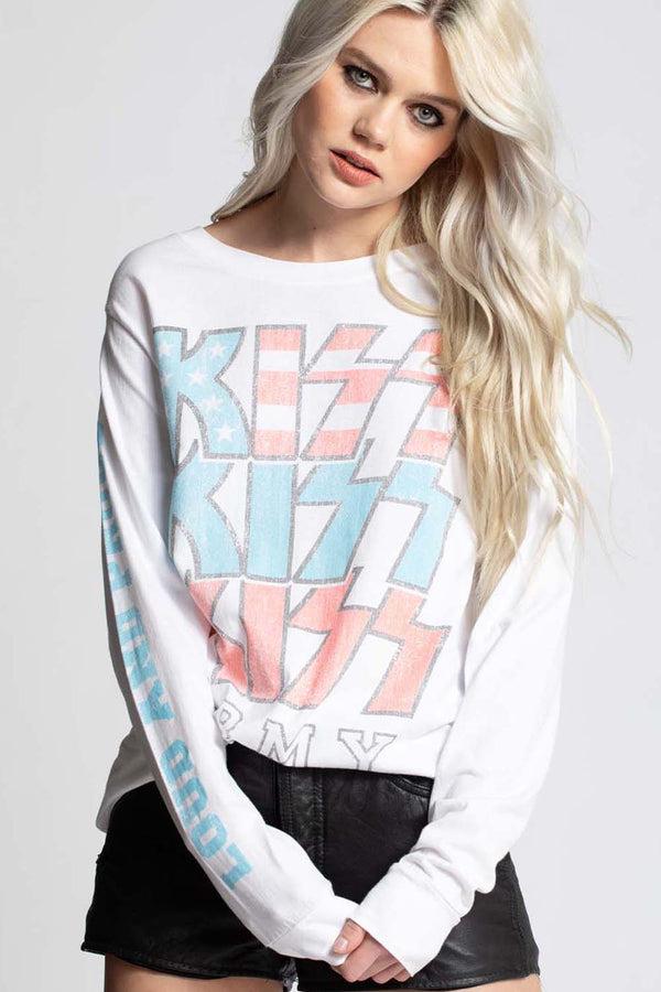 Recycled Karma KISS Army Long Sleeve Tee
